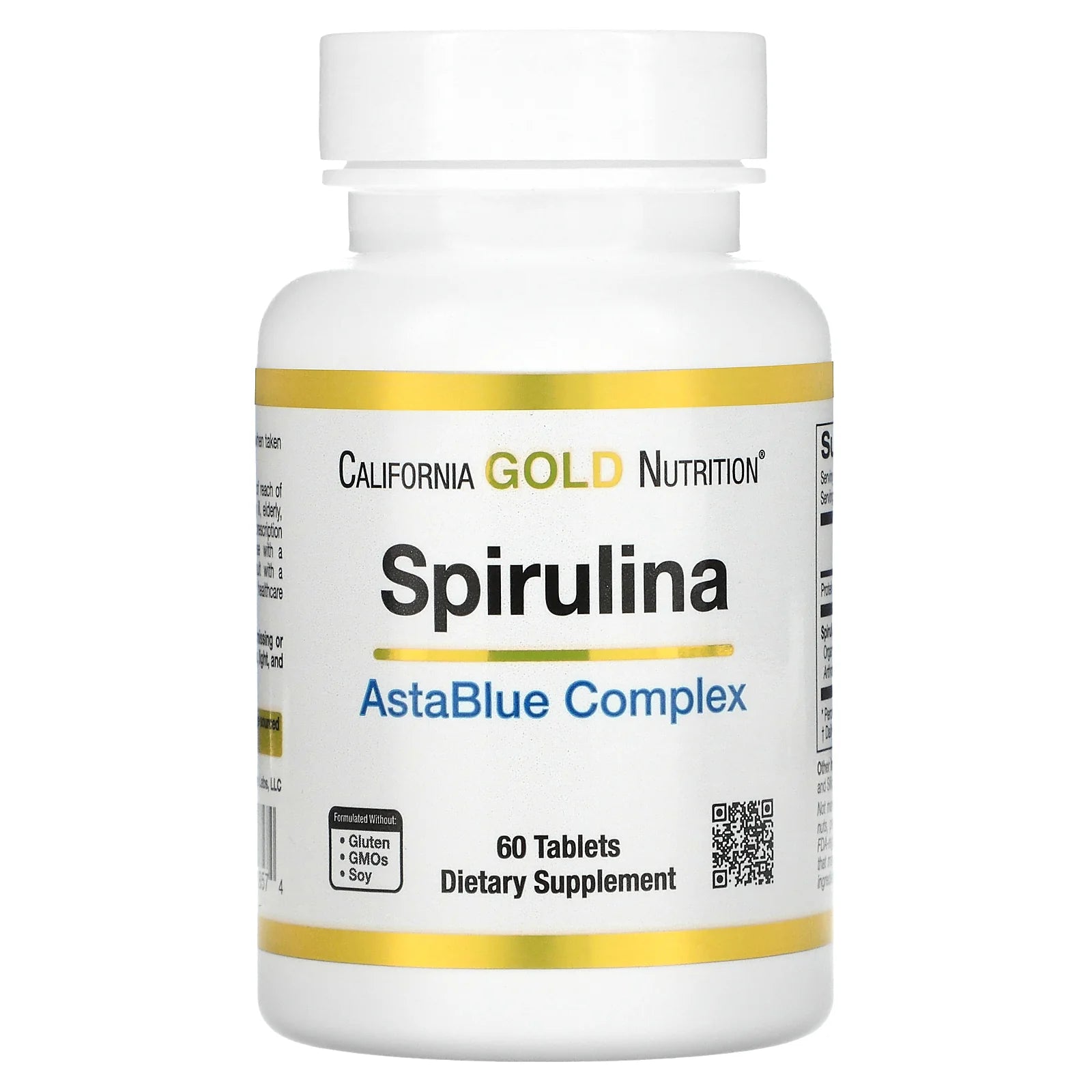 California Gold Nutrition, Spirulina AstaBlue Complex Tablets